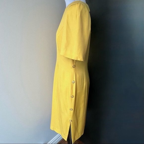 Vintage 1980s Simon Chang sheath dress - Picture 2 of 9